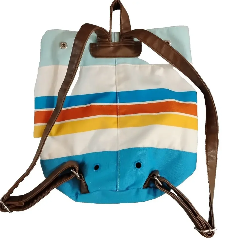 Disney Kids Mickey Rope Drawstring Backpack Bucket Bag Canvas Adjustable